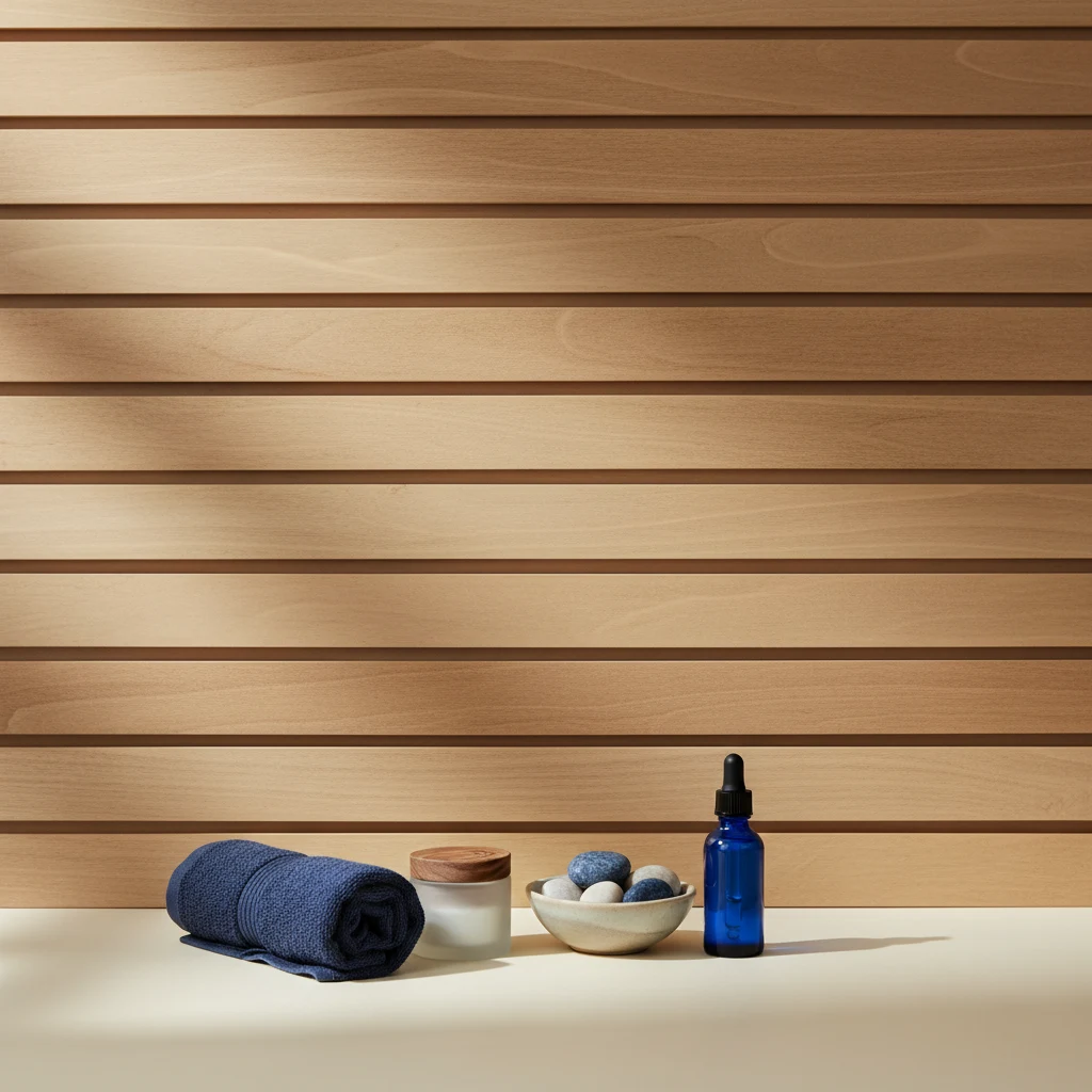 Rustgevende houten achtergrond voor redactioneel artikel prostaatgezondheid